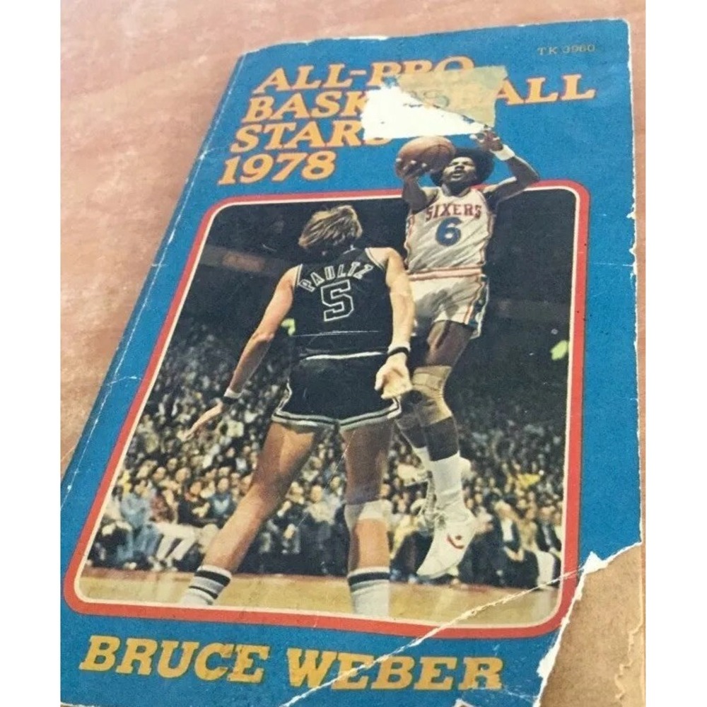 Bruce Weber All Pro Basketball Stars Book Kareem Abdul-Jabbar NBA 1978 Vintage
